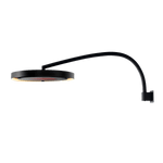 Bromic Eclipse Wall Mount Pole Matte Black Curved Design - BH3630014