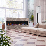 Dimplex IgniteXL Bold 100 Inch Linear Electric Fireplace lifestyle installation