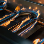 Atlas 36 inch grill burner flame detail