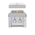 Estate Double Side Burner lid floating