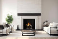 Majestic Ashland 42 zero-clearance wood-burning fireplace in living room