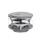 Ventis VA-CW06 6 inch Class A Wood Burning Rain Cap, 430 Stainless