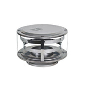 Ventis VA-CW06 6 inch Class A Wood Burning Rain Cap, 430 Stainless
