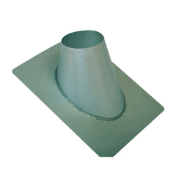 Ventis VA-FNV0606 6 inch Class A Non-Vented Roof Flashing, 0/12-6/12 Pitch, Galvanized