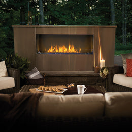 Napoleon Galaxy 48 Outdoor Linear Single Sided Electronic Start Gas Fireplace - GSS48E