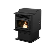 Ventis 25” Black Direct Vent Pellet Stove On Pedestal (EPA Certified)
