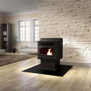 Ventis 25” Black Direct Vent Pellet Stove On Pedestal (EPA Certified)