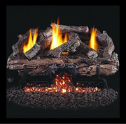 Real Fyre Gas Log Set - Vent Free - Charred Aged Split - 24