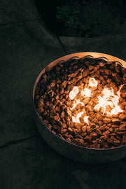 The Fire Surfer 30 Inch Portable Steel Bowl by Fire Pit Art