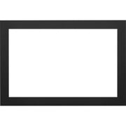 Black Small 4 Sided Faceplate (FOR USE WITH 3-SIDED BACKERPLATE) for OAKVILLE GDIX4N - SBK4F3B4