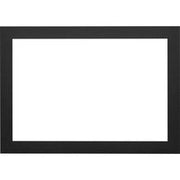 Black Small 4 Sided Faceplate (FOR USE WITH 4-SIDED BACKERPLATE) for OAKVILLE GDIX4N - SBK4F4B4