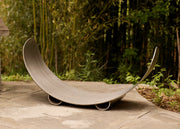 Crescent Log Rack by Fire Pit Art