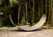 Crescent Log Rack by Fire Pit Art