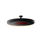 Bromic Eclipse 8 Inch Straight Ceiling Mount Pole Matte Black - BH3630011