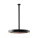 Bromic Eclipse 48 Inch Straight Ceiling Mount Pole Matte Black - BH3630013