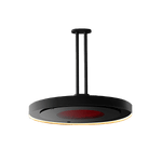 Bromic Eclipse 24 Inch Twin Ceiling Mount Pole Matte Black - BH3630012