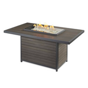 Outdoor Greatroom Brooks Rectangular Gas Fire Pit Table BRK-1224-19-K