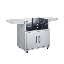 Broilmaster - Stainless Steel Cart, 34 Inch, with 2 doors and 2 side shelves