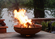 Emperor 37 Inch Wood Burning Fire Bowl by Fire Pit Art