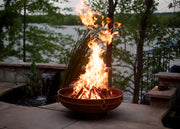Emperor 37 Inch Wood Burning Fire Bowl by Fire Pit Art
