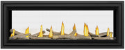 Napoleon Vector 50 See-Through – contemporary logs with black trim