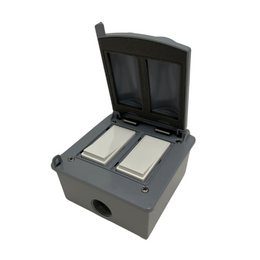 Bromic Double Outdoor Wall Switch - 20AMP 120-277V