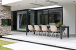 Bromic Platinum Electric white heater recessed in residential patio ceiling