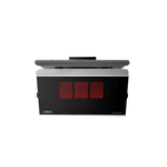 Bromic Platinum 300 Series gas heater shown with heat deflector installed