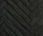 Majestic Courtyard Black Herringbone refractory liner panels