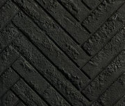 Majestic Courtyard Black Herringbone refractory liner panels