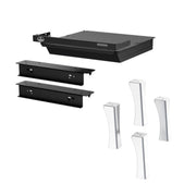 Brushed Nickel Cast Iron Straight Legs With Ash Drawer