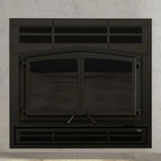 Semi-Transparent Black Glass With Nightflame Effect (Set Of 2)