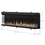 Dimplex IgniteXL Bold 50 Inch Electric Fireplace dimensions diagram