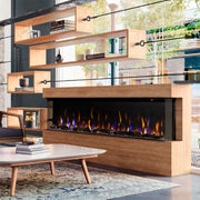 Dimplex IgniteXL Bold 88 Inch Linear Electric Fireplace lifestyle installation