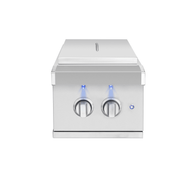 Atlas Double Side Burner with lid closed