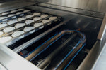 Atlas 36 inch grill easy-clean briquette system