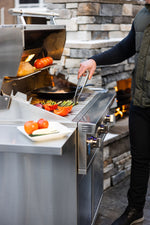 Atlas 36 inch freestanding grill lifestyle