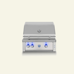 Estate 30 inch built-in gas grill, hood closed
