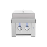 Estate Double Side Burner with lid closed