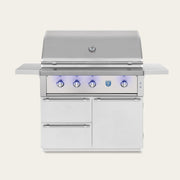 Cart for Estate 42 inch built-in grill, hood closed