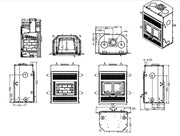 Ventis Large HE325 Wood Fireplace Insert (EPA Certified)